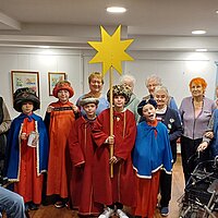 Sternsinger besuchten Altenheime und Krankenhaus